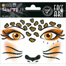 Herma FASHIONLine Pegatina Arte Facial Leopardo