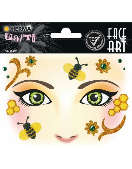 Herma FASHIONLine Face Art Stickers Honey Bee