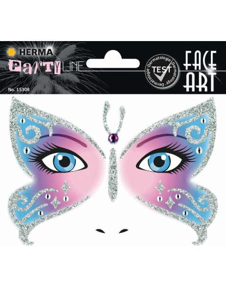 Herma FASHIONLine Face Art Stickers Butterfly