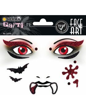 Herma FASHIONLine Face Art Sticker Vampier