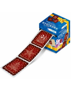 Herma Christmas stickers, Merry Christmas, 200 stickers on roll