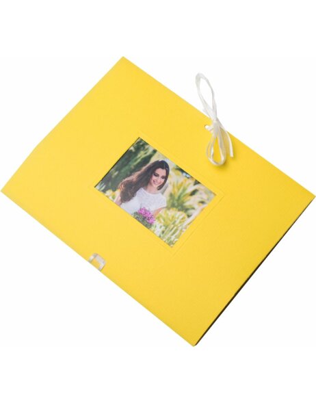 HNFD &Aacute;lbum de bolsillo Mandia 12 fotos 10x15 cm amarillo salmuera