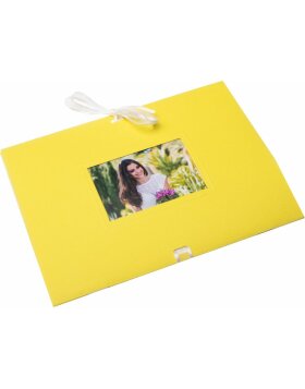 HNFD Album de poche Mandia 12 photos 10x15 cm jaune citron
