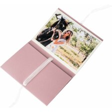 Álbum de bolsillo Mandia 12 fotos 10x15 cm rosa
