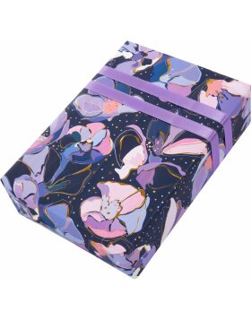 Wrapping paper Opium Blue 50x70 cm bow