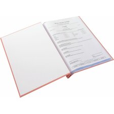 Folder certyfikatów różowy A4