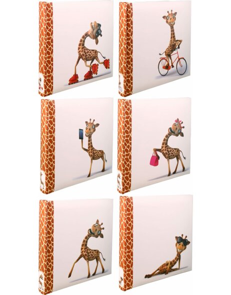 Walther XL album enfant girafe 30x30 cm 100 pages blanches