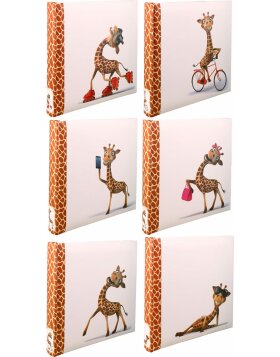XL childrens album Giraffe 30x30 cm