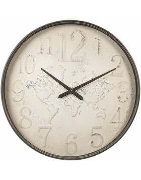 Uhr Ø 71x6.5 cm schwarz - weiß - 5KL0117