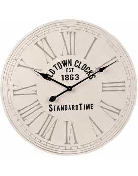 Clock Ø 60x4 cm - 1xAA White - 5KL0135