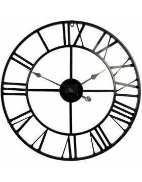 Clock &Oslash; 60x4 cm - 1xAA black - 5KL0138