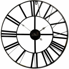 Uhr Ø 50x4 cm - 1xAA Weiß - Schwarz - 5KL0140XS