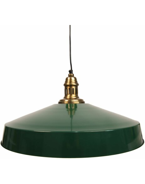 Lampe &agrave; suspendre 51x51x22 cm vert antique - 5LL-5957