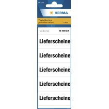 Etichette di testo per cartelline bolle di consegna 60x26 mm carta opaca 100 pz.