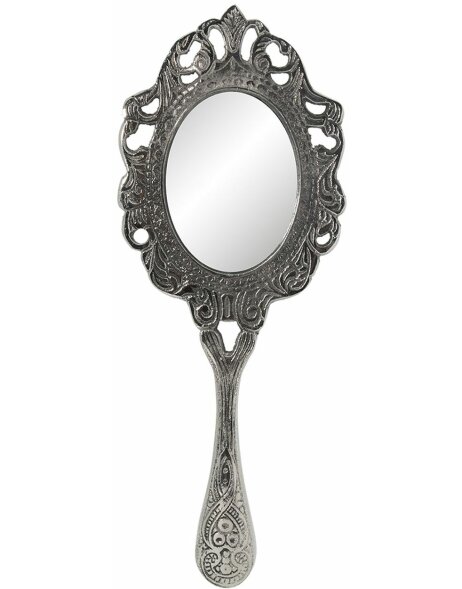 Mirror 10x2x25 cm silver colored - 62S141