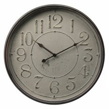 Uhr Ø 48x6 cm schwarz - weiß - 6KL0495