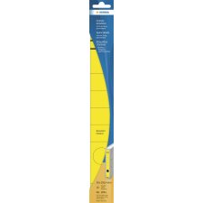 Spine labels 38x295,4 mm yellow