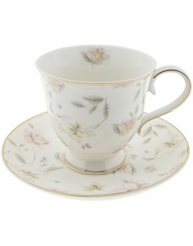 Cup and saucer Ø 15x9 cm - 0.22 L multicolored - TWFKS-1