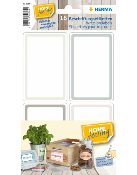 Herma HOME Write-on labels 52x82 mm removable