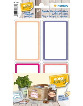 Herma HOME Write-on labels 52x82 mm removable