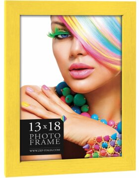 Wooden frame Mexico 13x18 cm yellow