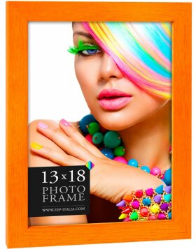 Wooden frame Mexico 20x30 cm orange