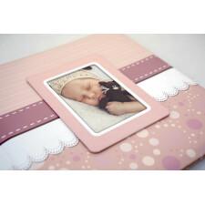 Cinzia Baby Album 24x24 cm rosa