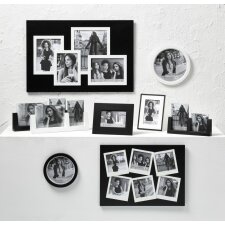 Friends picture frame 10x15 cm black - white