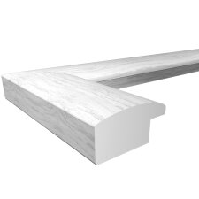Cornice per interni in legno 15x20 cm bianco