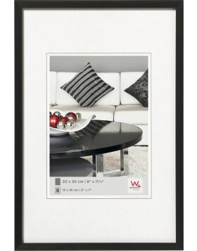 Walther Alurahmen Chair 42x60 cm noir DIN A2 Cadre pour...