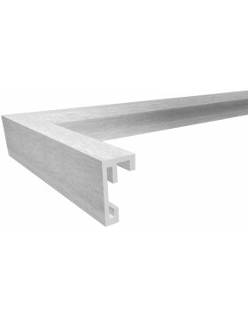 Sedia struttura in alluminio 60x84 cm acciaio