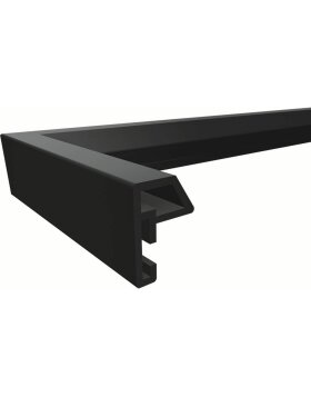 Steel Style plastic frame 30x30 cm black