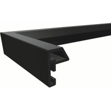 Steel Style plastic frame 40x40 cm black