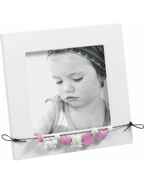 A717 Baby Frame Charms 13x13 cm pink