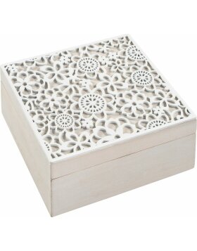 A774 Caja de madera Encaje 14,5x15,8x9 cm