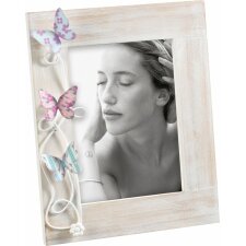 A838 wooden photo frame butterflies 13x18 cm