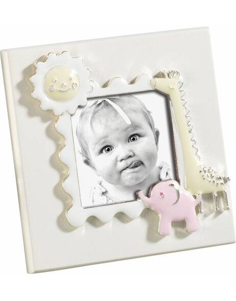 A899 Mascagni baby frame 6x6 cm pink