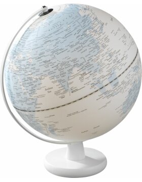 20FO1390 Mascagni Globe 30 cm illuminated light blue