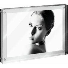 2IAA1037 Mascagni acrylic magnetic frame 13x18 cm silver