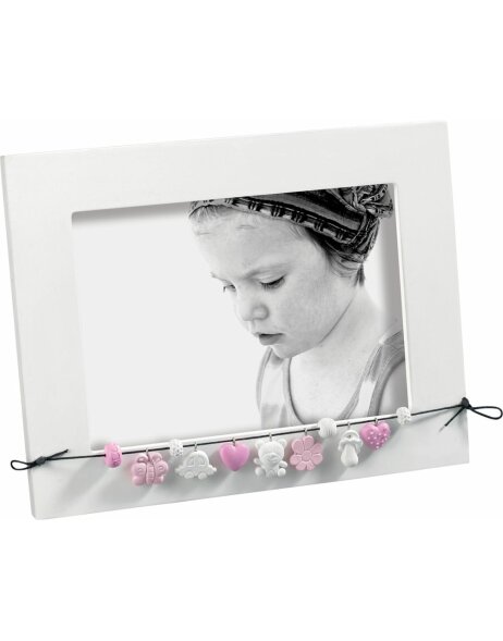 A717 Baby Frame Charms 13x18 cm pink