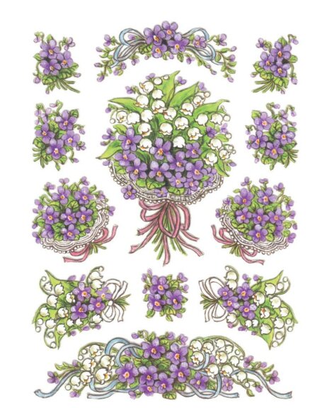 DECOR Bouquest violet