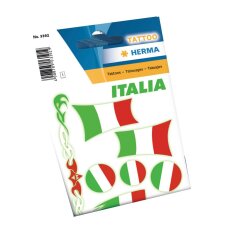 italië vlaggen tatoeages 1 vel