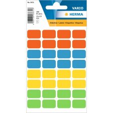 Multifunctionele etiketten geassorteerde kleuren 12x19 mm papier mat 160 st.