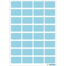Multifunctionele etiketten blauw 12x19 mm papier mat 160 st.