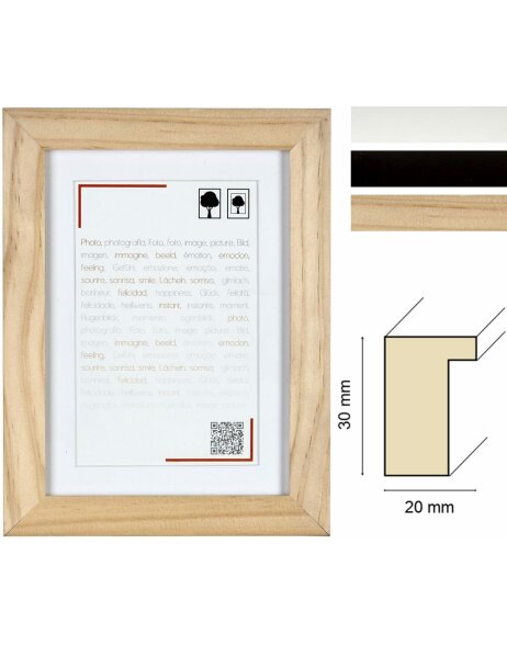 Ceanothe wooden frame Smart with mat