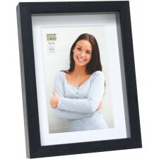 photo frame with mount black wood S223K2