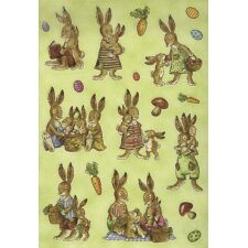 Sticker Bunny Family begli mmert