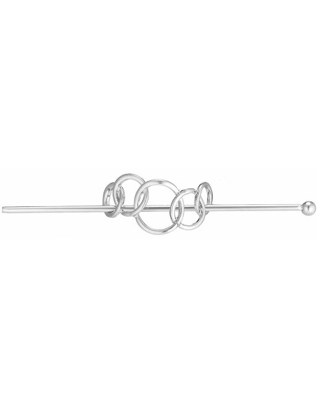 Hairpin silver coloured silver colored - MLHC0194