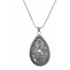 Necklace 45 cm Gray - MLNC0112