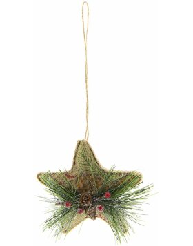 Pallina per albero di Natale 11x6x11 cm multicolore - 64037
